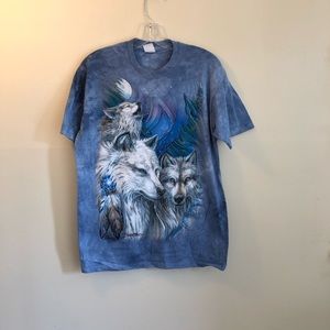The Mountain 3   Wolf Face T  Shirt
